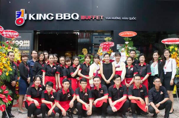 Áo phông đồng phục nhà hàng King BBQ Buffet