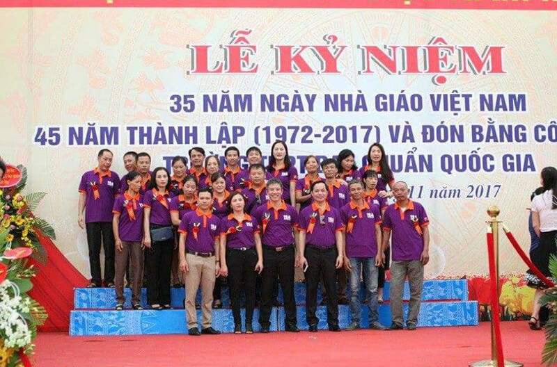 Áo phông họp lớp THPT Trần Nhân Tông
