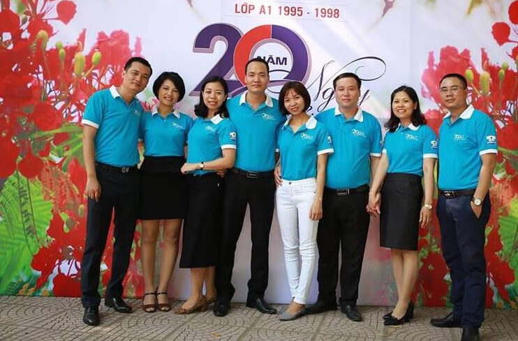 Áo phông họp lớp THCS Nguyễn Hiền