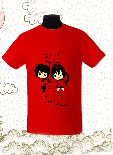 Đồng phục họp lớp áo cổ tròn mẫu 6