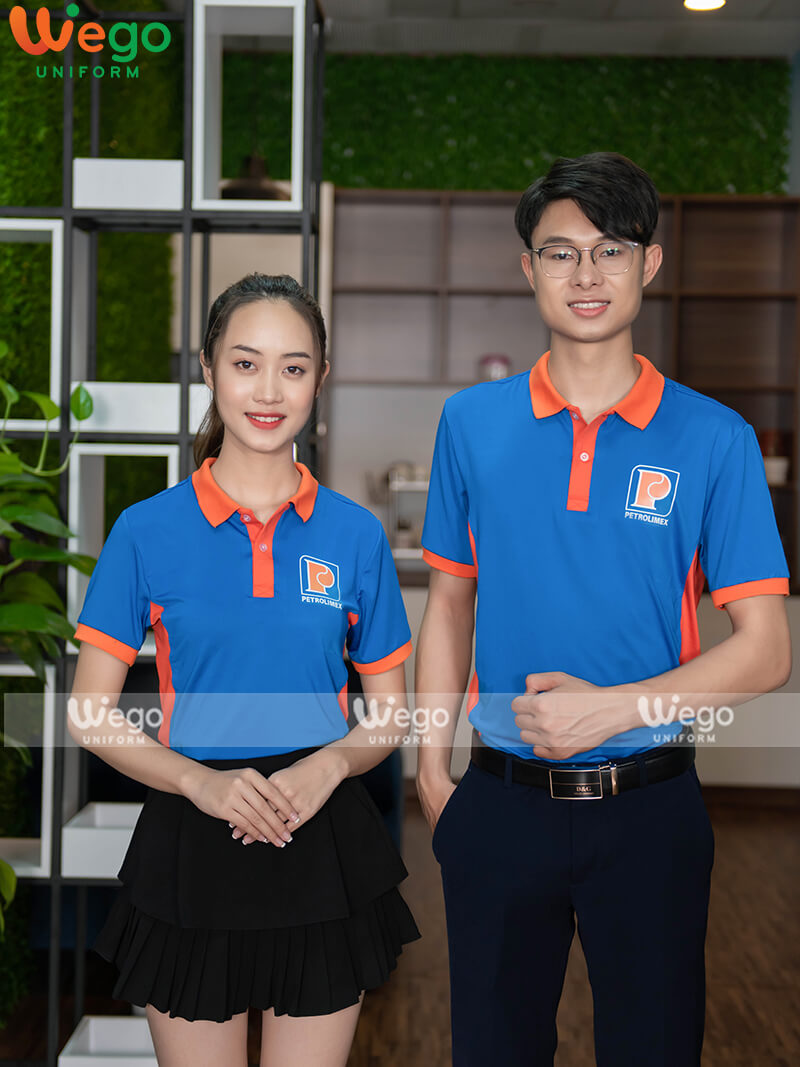 Áo phông đồng phục Petrolimex-1 Áo thun phông đồng phục Petrolimex-1