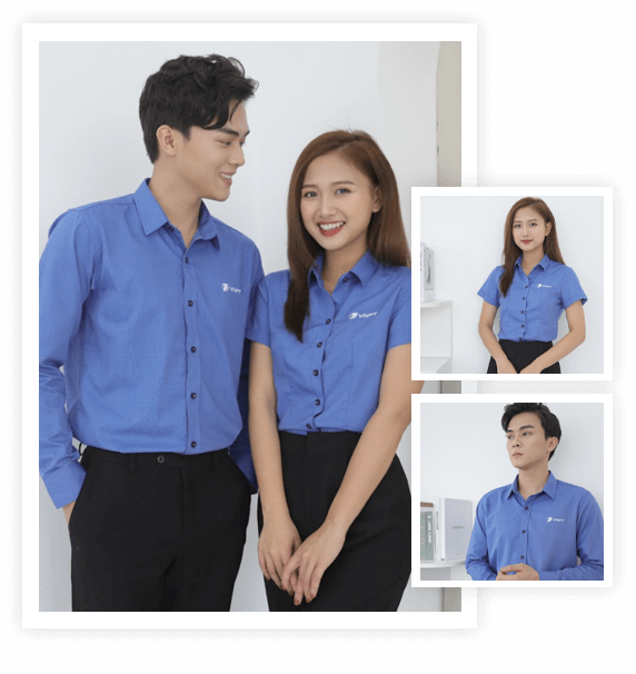 Đồng phục áo sơ mi VNPT tinh thế đến từ chi tiết
