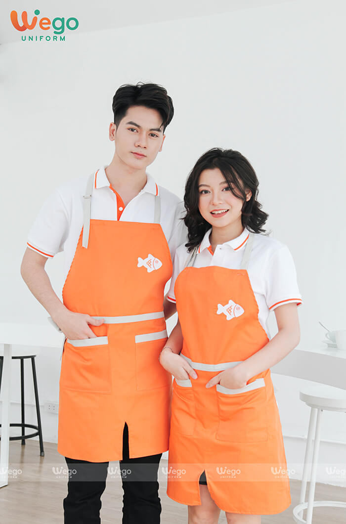 Tạo dề đồng phục tiệm bánh