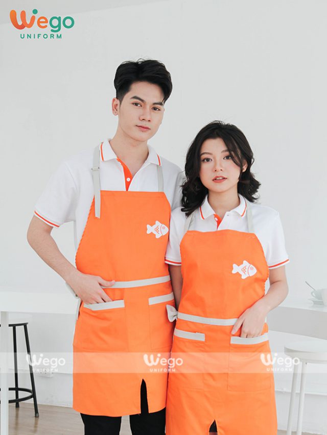 Tạp dề đồng phục đẹp cho nhân viên tiệm bánh
