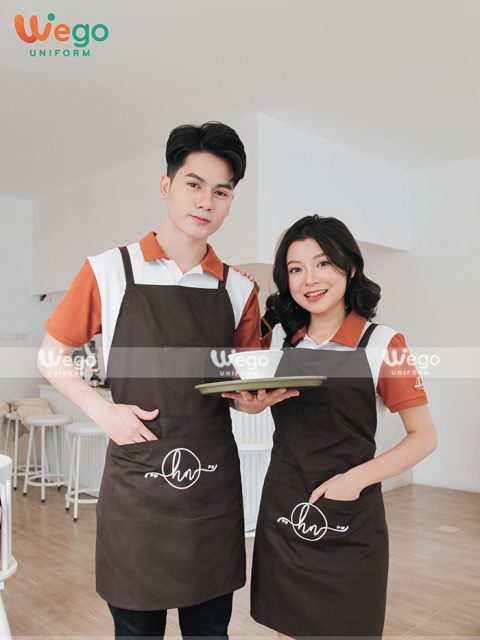 Tạp dề đồng phục pha chế bartender TD 0004-2 Tạp dề đồng phục cho nhân viên pha chế lịch sự