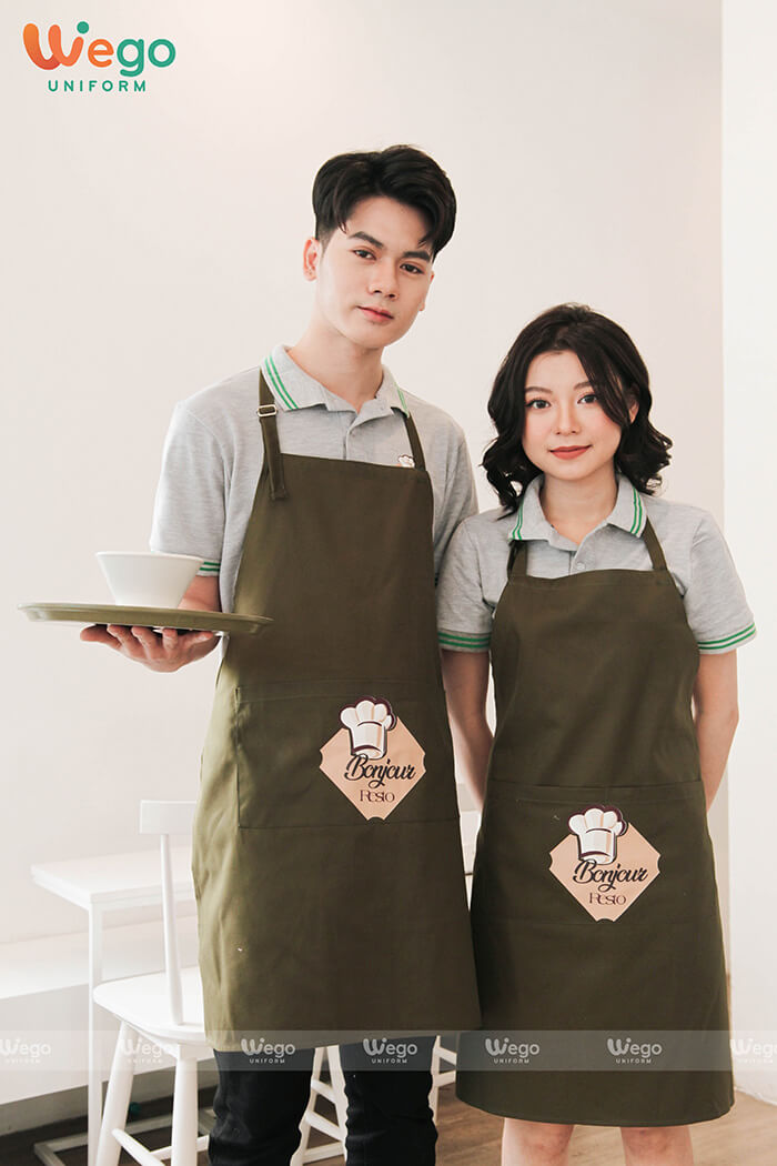 Tạp dề đồng phục tiệm bánh