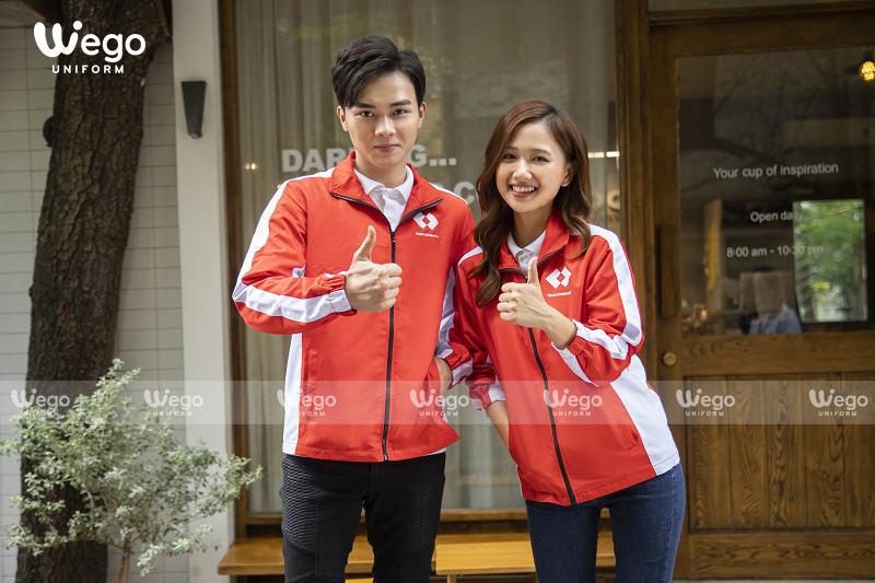 Áo khoác đồng phục ngân hàng Techcombank