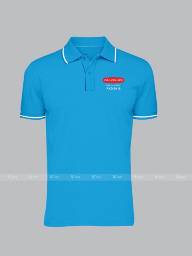 áo phông đồng phục xanh Daichi