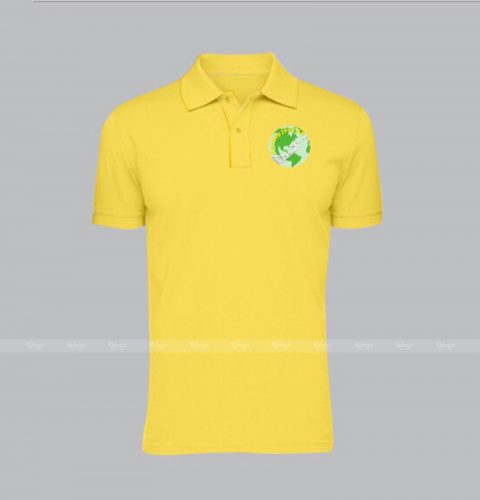 áo phông đồng phục màu vàng
