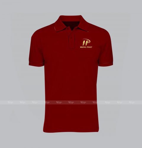áo polo đồng phục đỏ đô