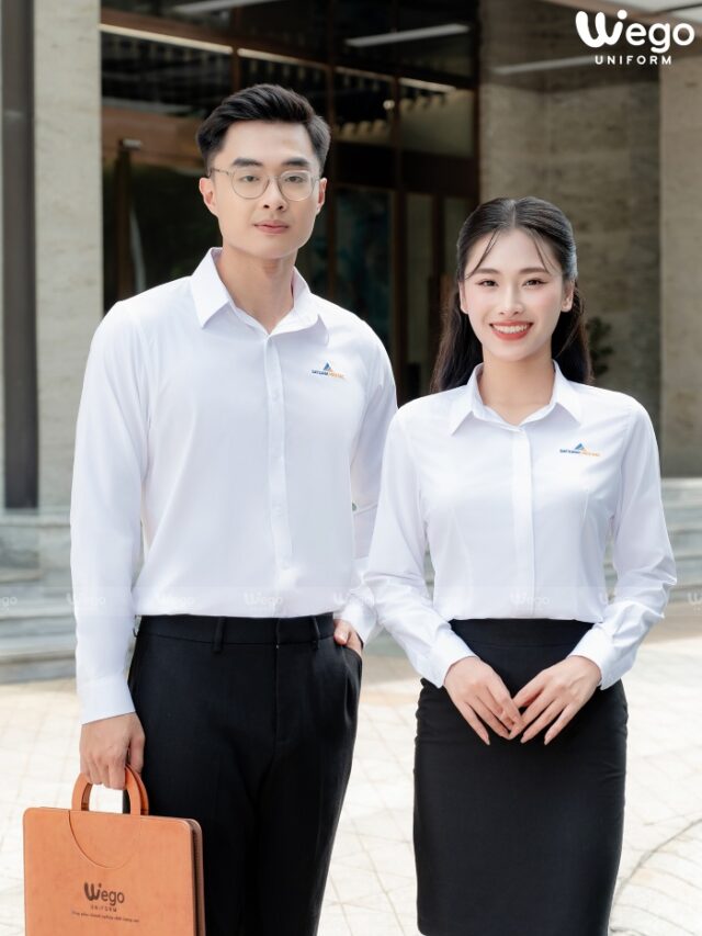 Đồng phục áo sơ mi nano DATXANH MIEN BAC