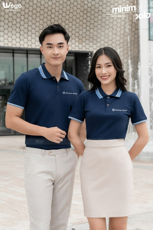 Áo phông thun đồng phục Minimal Polo: Màu xanh đen 03