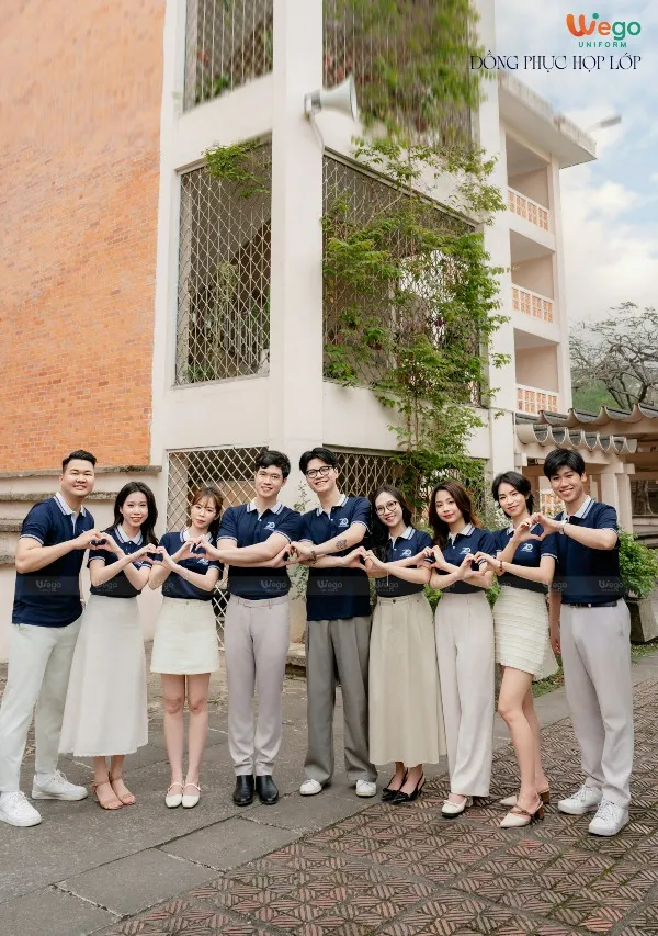 Đồng phục họp lớp màu xanh đen