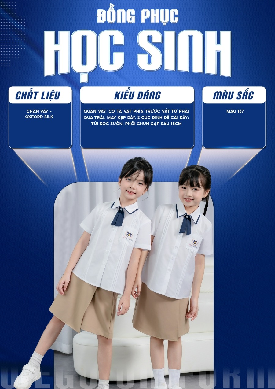 dong phuc hoc sinh Vinschool