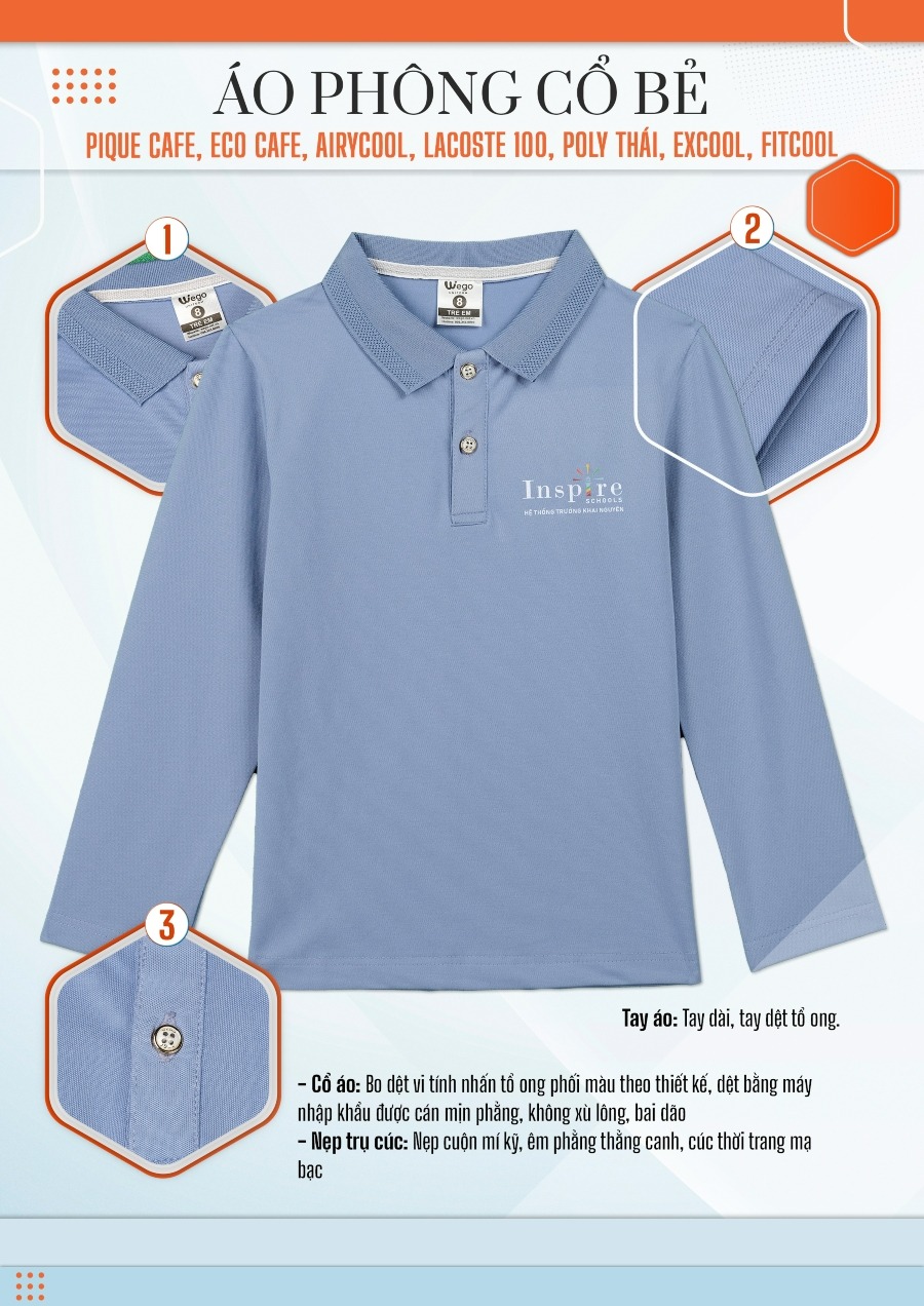 dong phuc hoc sinh inspire